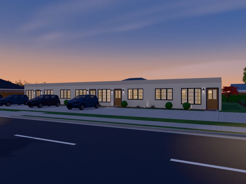 Art Deco Rental Units, exterior view