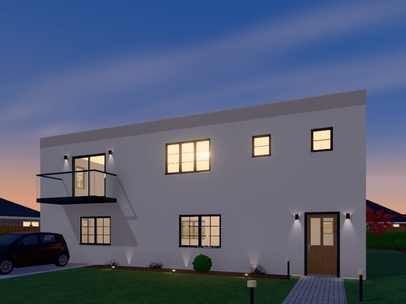 Large Art Deco Townhouse, exterior view