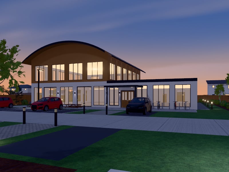 Australian Contemporary Community Centre, exterior view