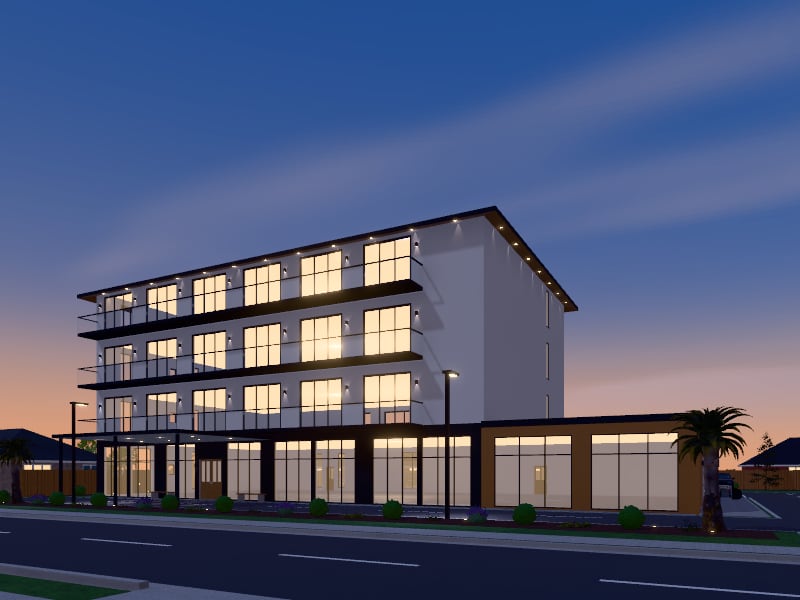 Australian Contemporary Hotel, exterior view