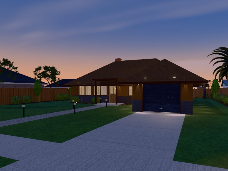 Bali Bungalow, exterior view