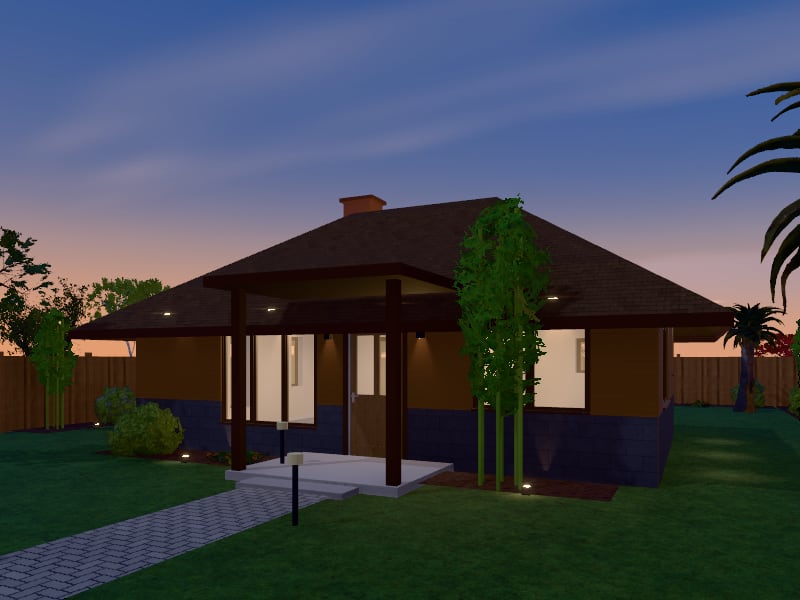 Bali Cabin, exterior view
