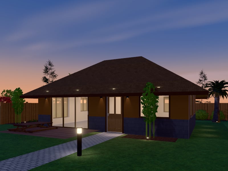 Bali Granny Flat, exterior view