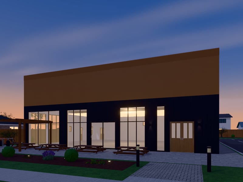 Bauhaus Restaurant, exterior view