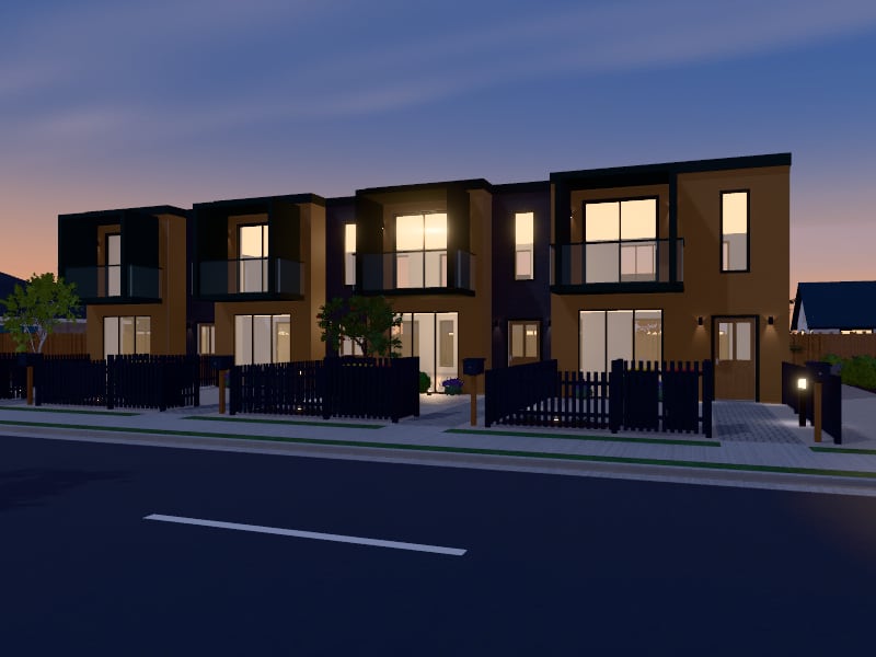 Compact Biophilic Terrace, exterior view