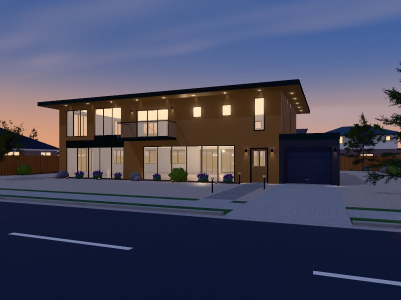 Biophilic Villa, exterior view