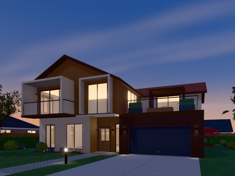 Compact Bohemian Architectural Home, exterior view