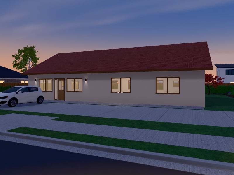Compact Bohemian Clinic, exterior view