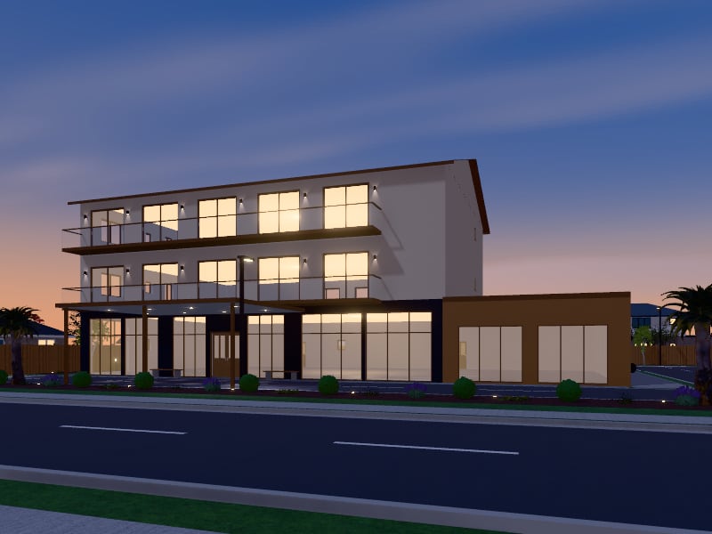 Compact Bohemian Hotel, exterior view