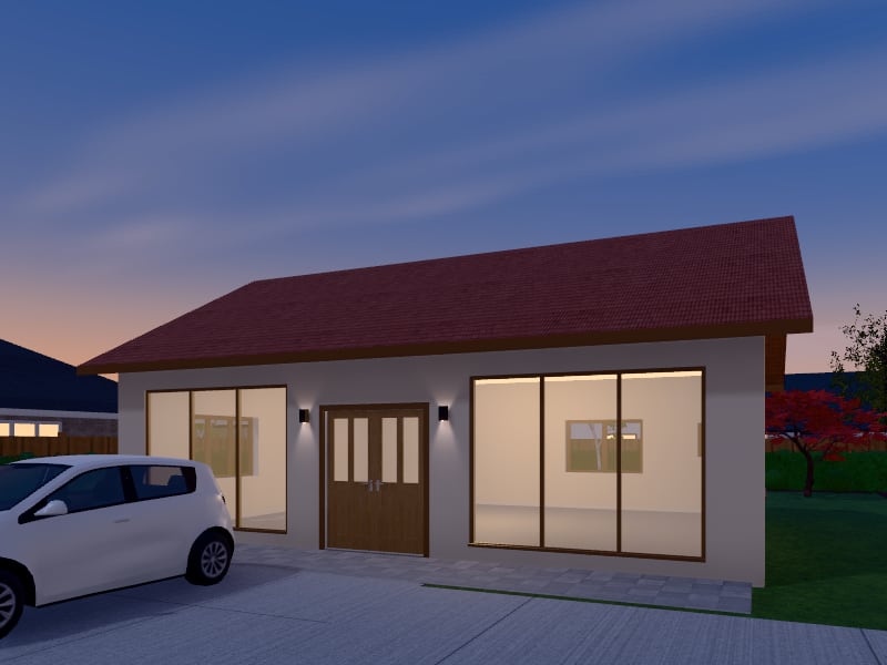 Compact Bohemian Shop, exterior view