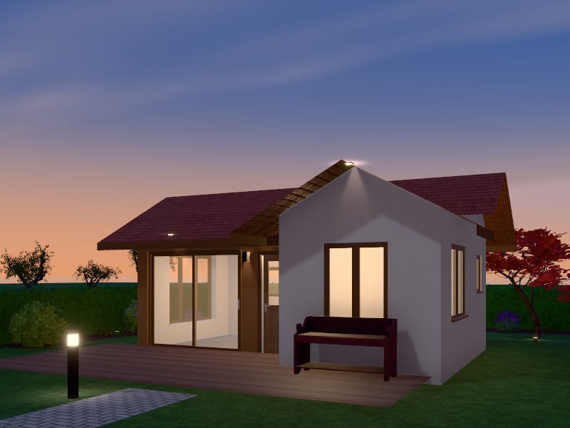 Bohemian Tiny House, exterior view
