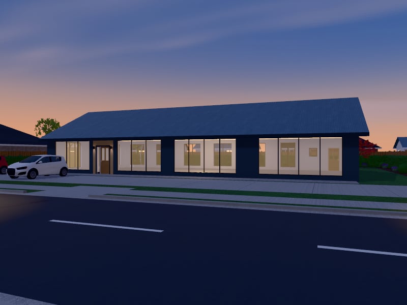 Large Coastal Clinic, exterior view