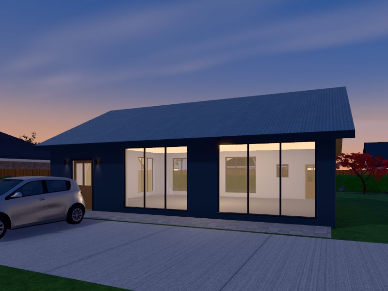 Coastal Salon, exterior view