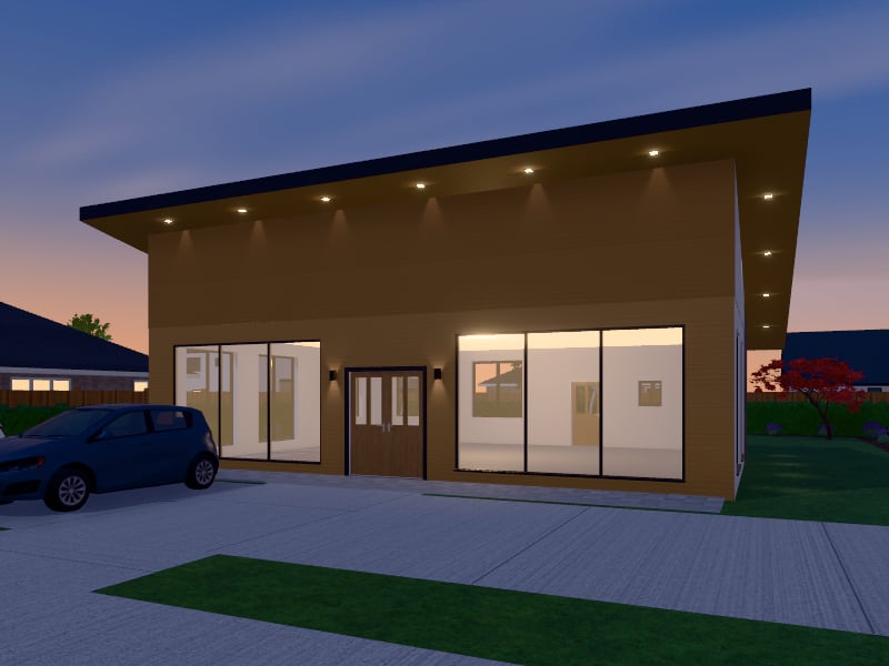 Contemporary Café, exterior view