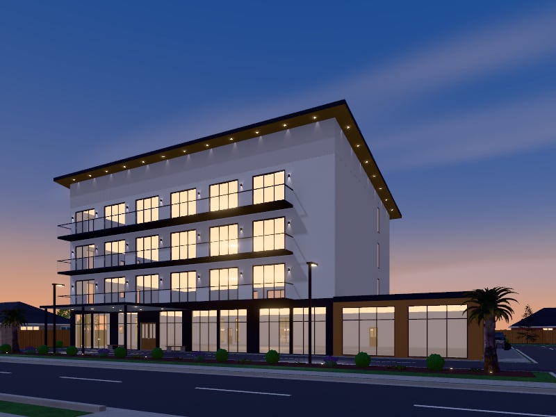 Contemporary Hotel, exterior view