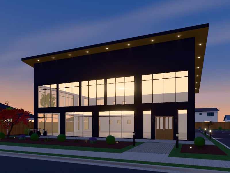 Contemporary Office, exterior view