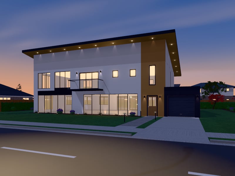 Contemporary Villa, exterior view