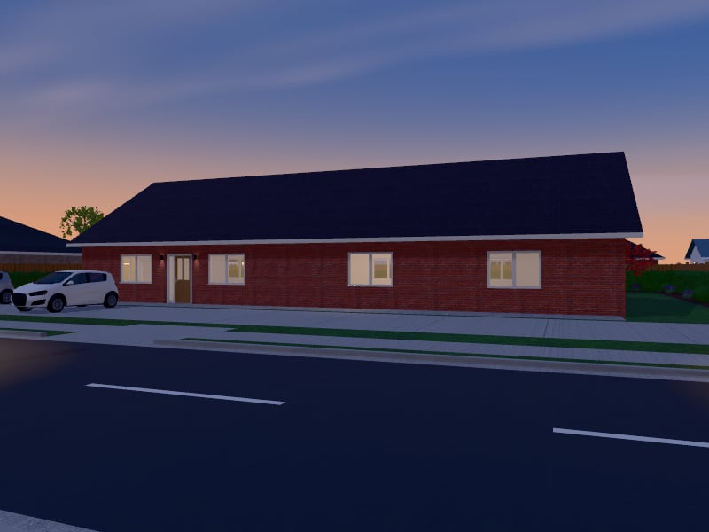 Large Eclectic Clinic, exterior view