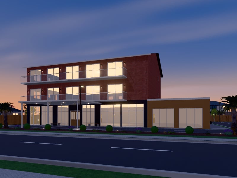 Compact Eclectic Hotel, exterior view