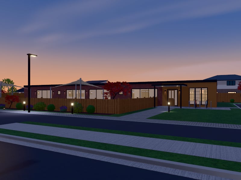 Industrial Childcare Centre, exterior view
