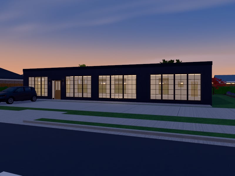 Industrial Clinic, exterior view