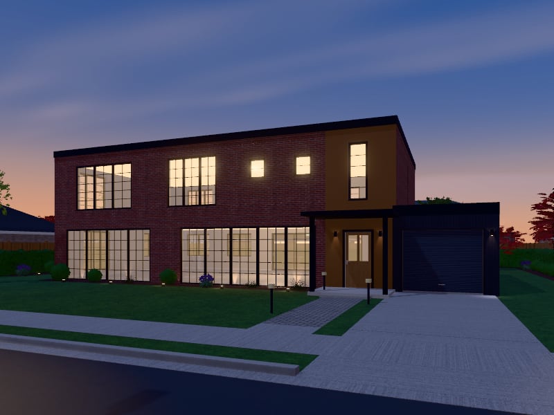 Large Industrial House, exterior view