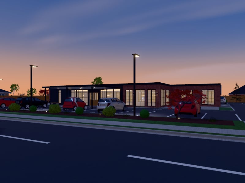 Industrial Medical Centre, exterior view