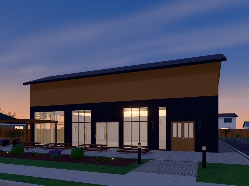 Japandi Restaurant, exterior view