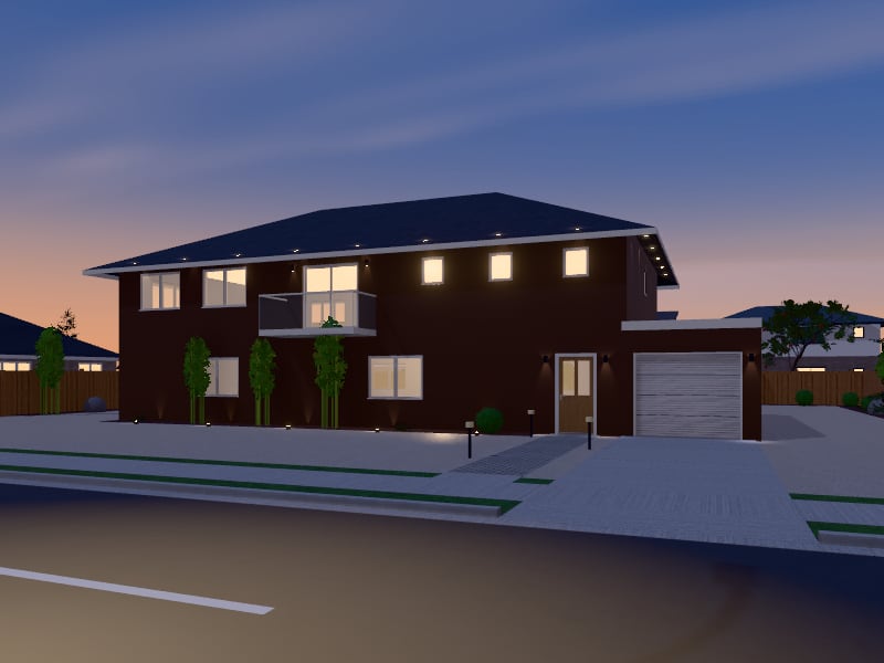 Japanese Villa, exterior view