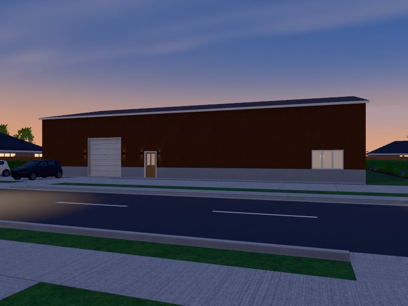 Large Japanese Warehouse, exterior view