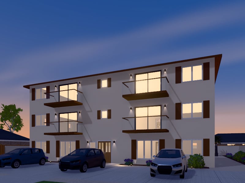 Compact Mediterranean Apartments, exterior view