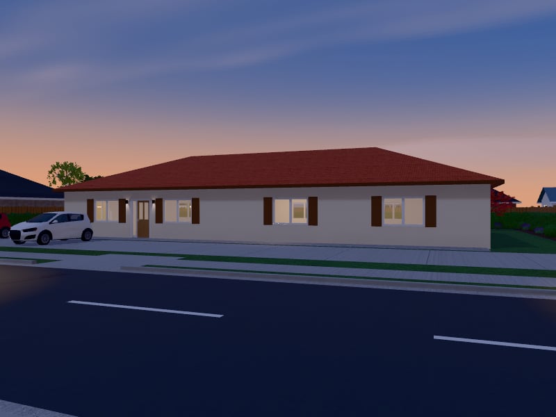 Large Mediterranean Clinic, exterior view