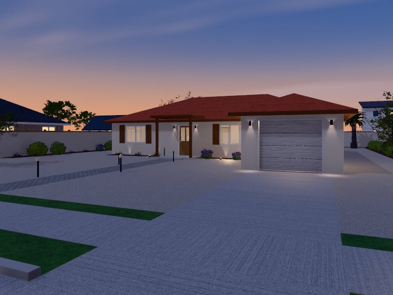 Mediterranean House, exterior view