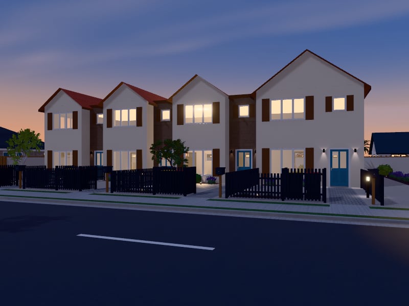 Compact Mediterranean Terrace, exterior view