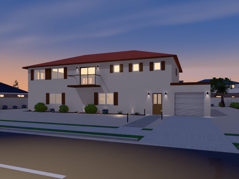 Mediterranean Villa, exterior view