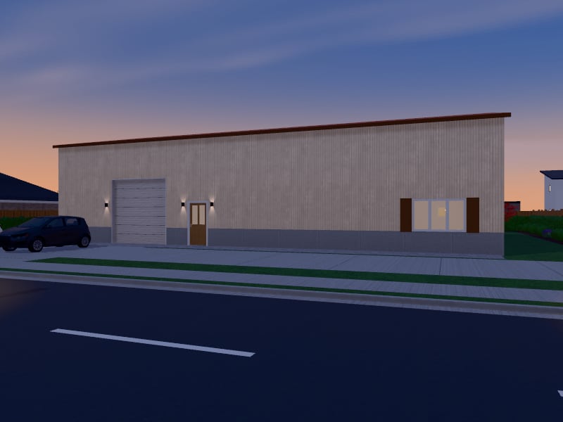 Mediterranean Warehouse, exterior view