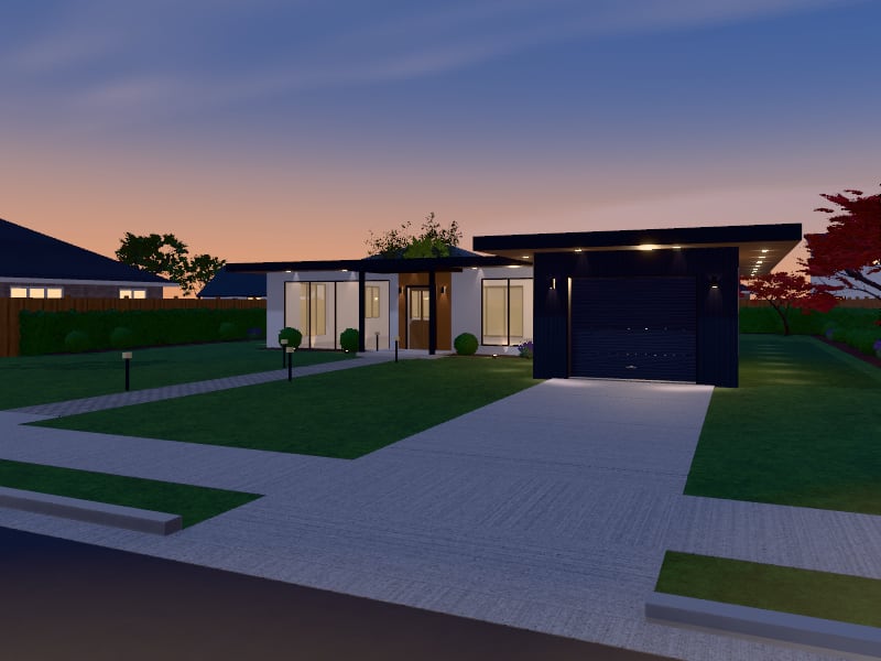 Modern House, exterior view