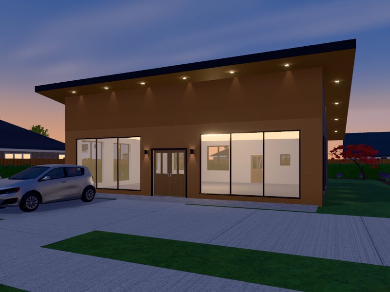 New Zealand Contemporary Café, exterior view