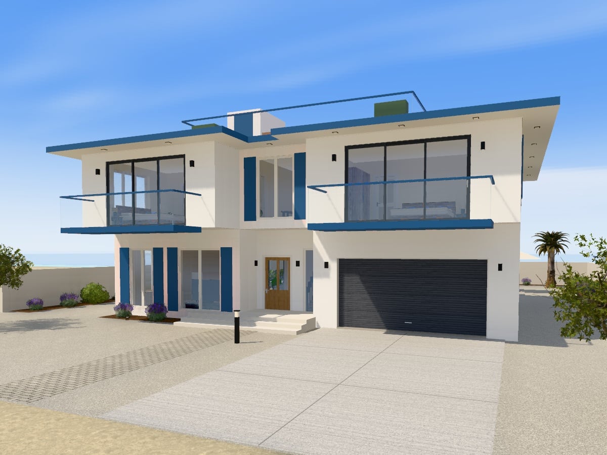 The Cyclades, exterior view