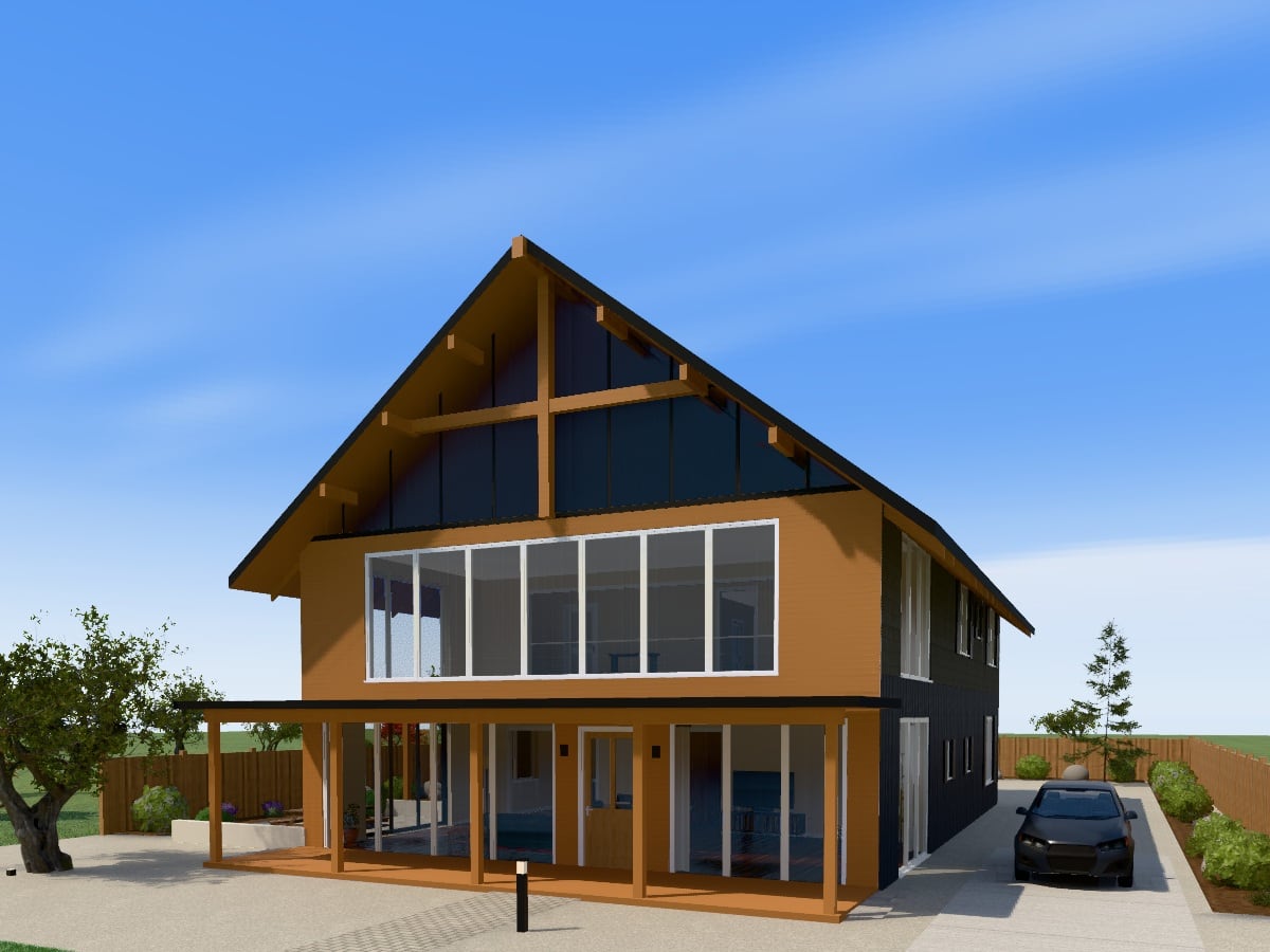 The Timber Lodge, from the street