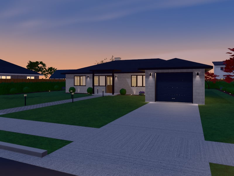 Large Quiet Luxury Bungalow, exterior view