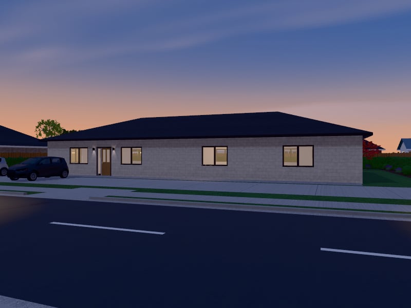 Large Quiet Luxury Clinic, exterior view