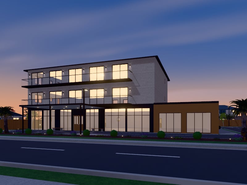 Compact Quiet Luxury Hotel, exterior view