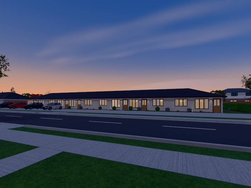 Large Quiet Luxury Rental Units, exterior view