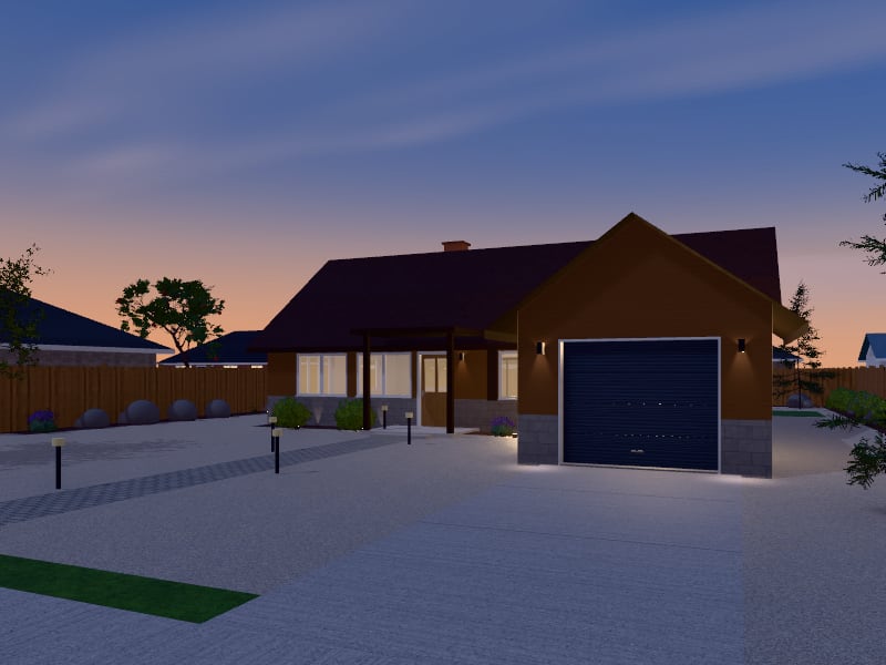 Rustic Bungalow, exterior view