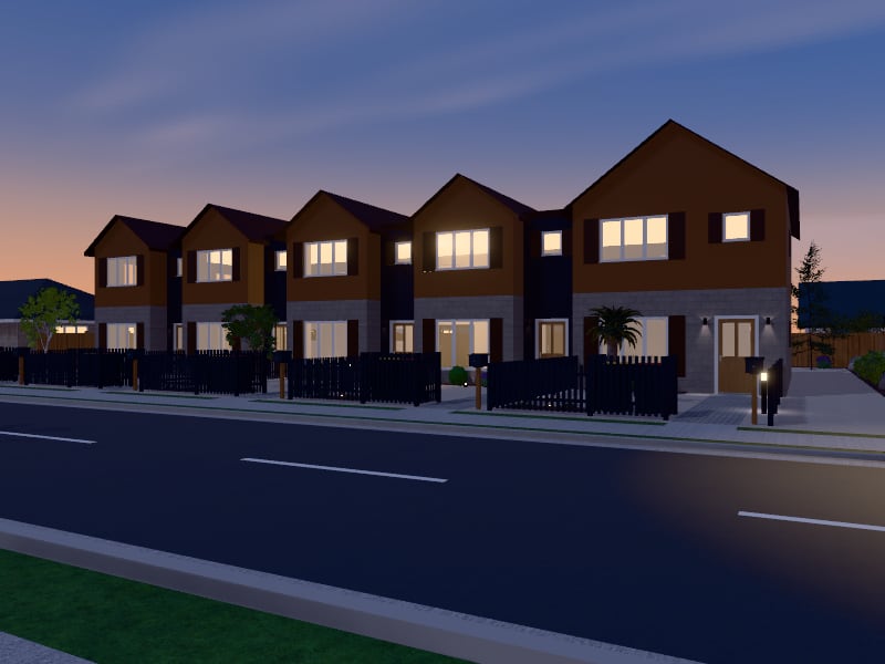 Compact Rustic Terrace, exterior view