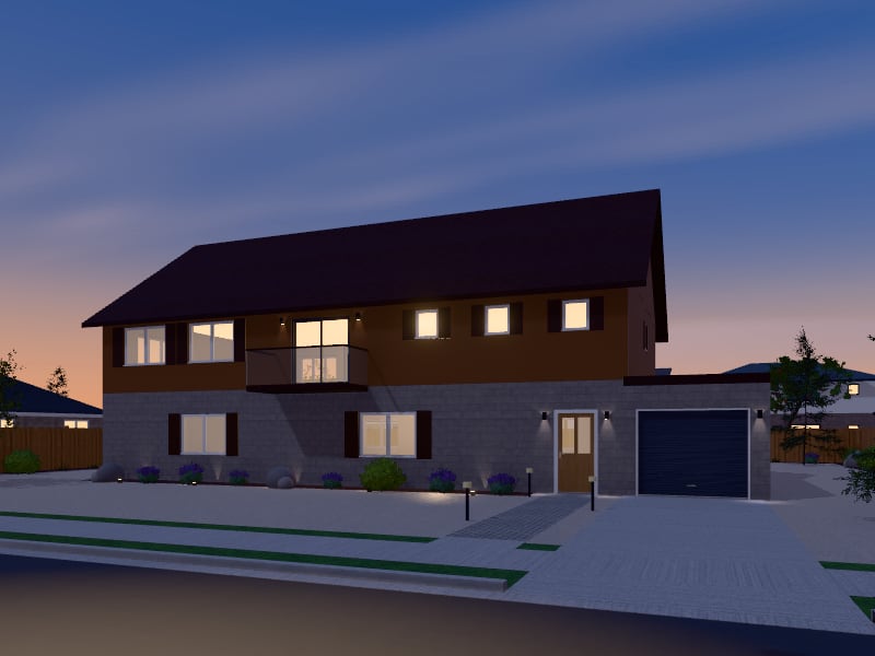Rustic Villa, exterior view