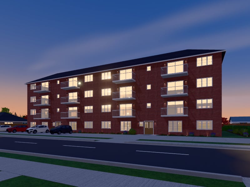 Traditional Apartments, exterior view