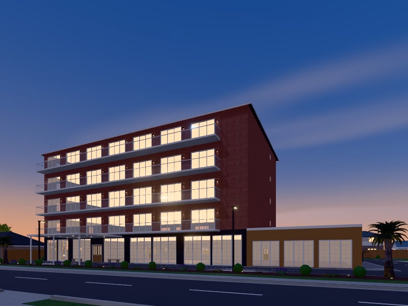 Large Traditional Hotel, exterior view