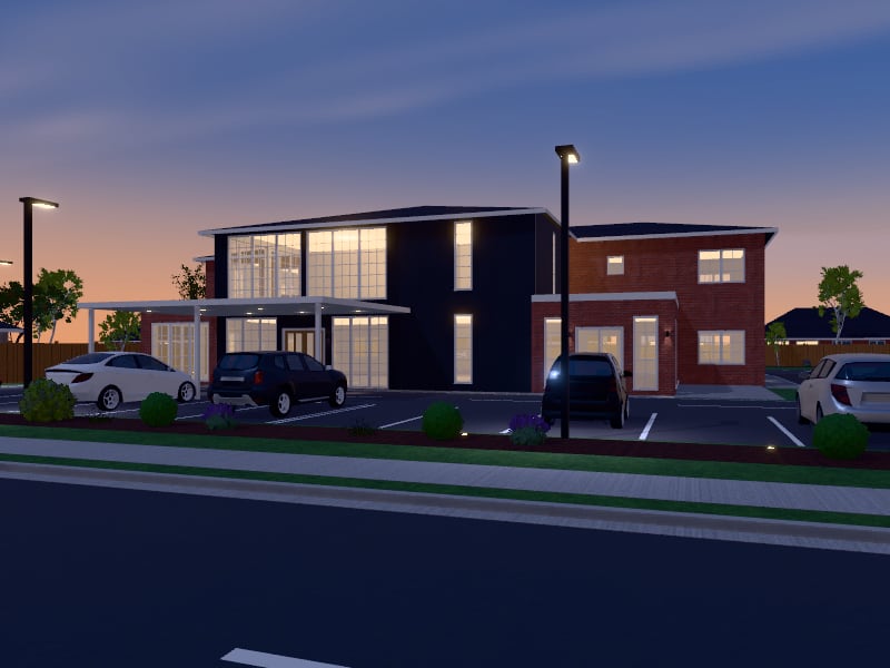Large Traditional Medical Centre, exterior view